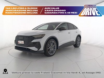 Auto Audi Q4 e-tron sportback e-tron 55 s line edition quattro usata in vendita presso concessionaria Fratelli Giacomel a 45.900 &euro; - foto numero 1
