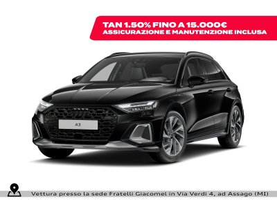 Auto Audi A3 allstreet 1.5 tfsi e identity contrast 204cv s-tronic aziendale in vendita presso concessionaria Fratelli Giacomel a 42.900 &euro; - foto numero 1