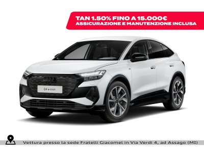 Auto Audi Q4 e-tron sportback e-tron 40 s line edition usata in vendita presso concessionaria Fratelli Giacomel a 36.900 &euro; - foto numero 1